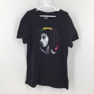 Bob Marley Graphic Portrait Tee 2006 Zion Root Wear